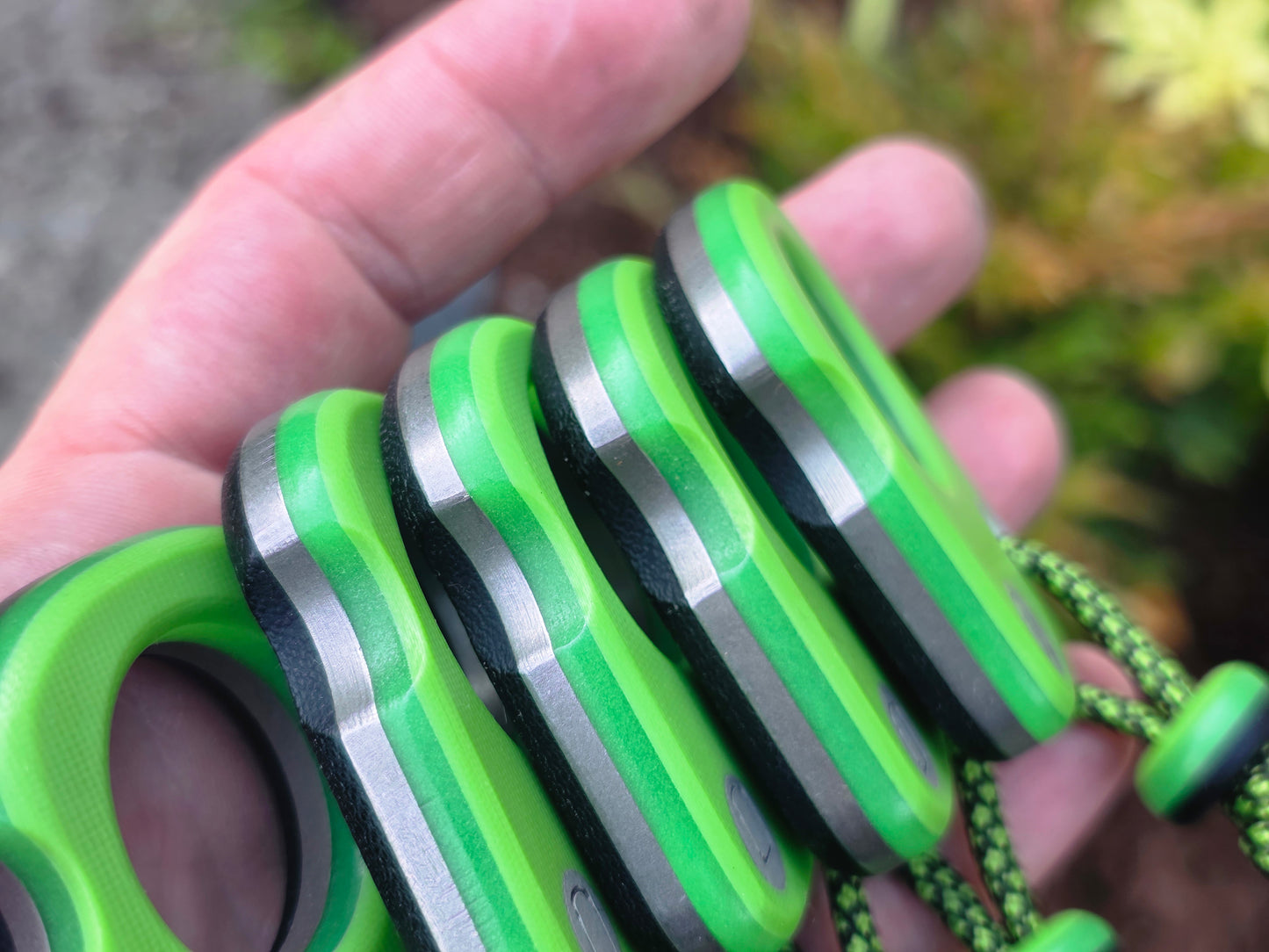 Green and black