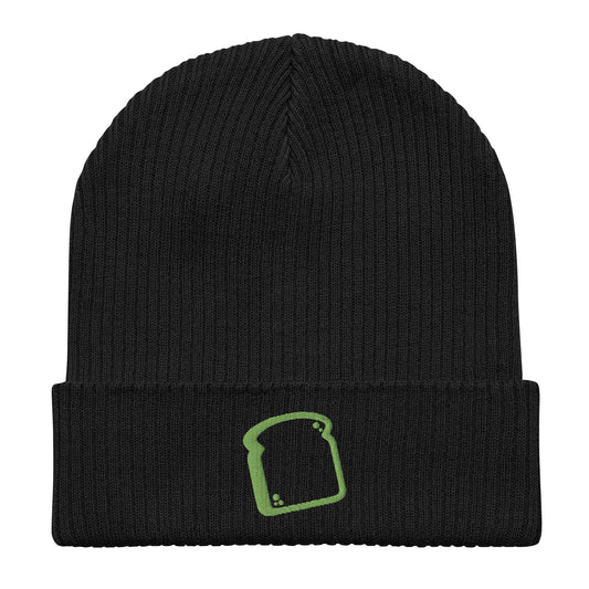 Organic ribbed beanie